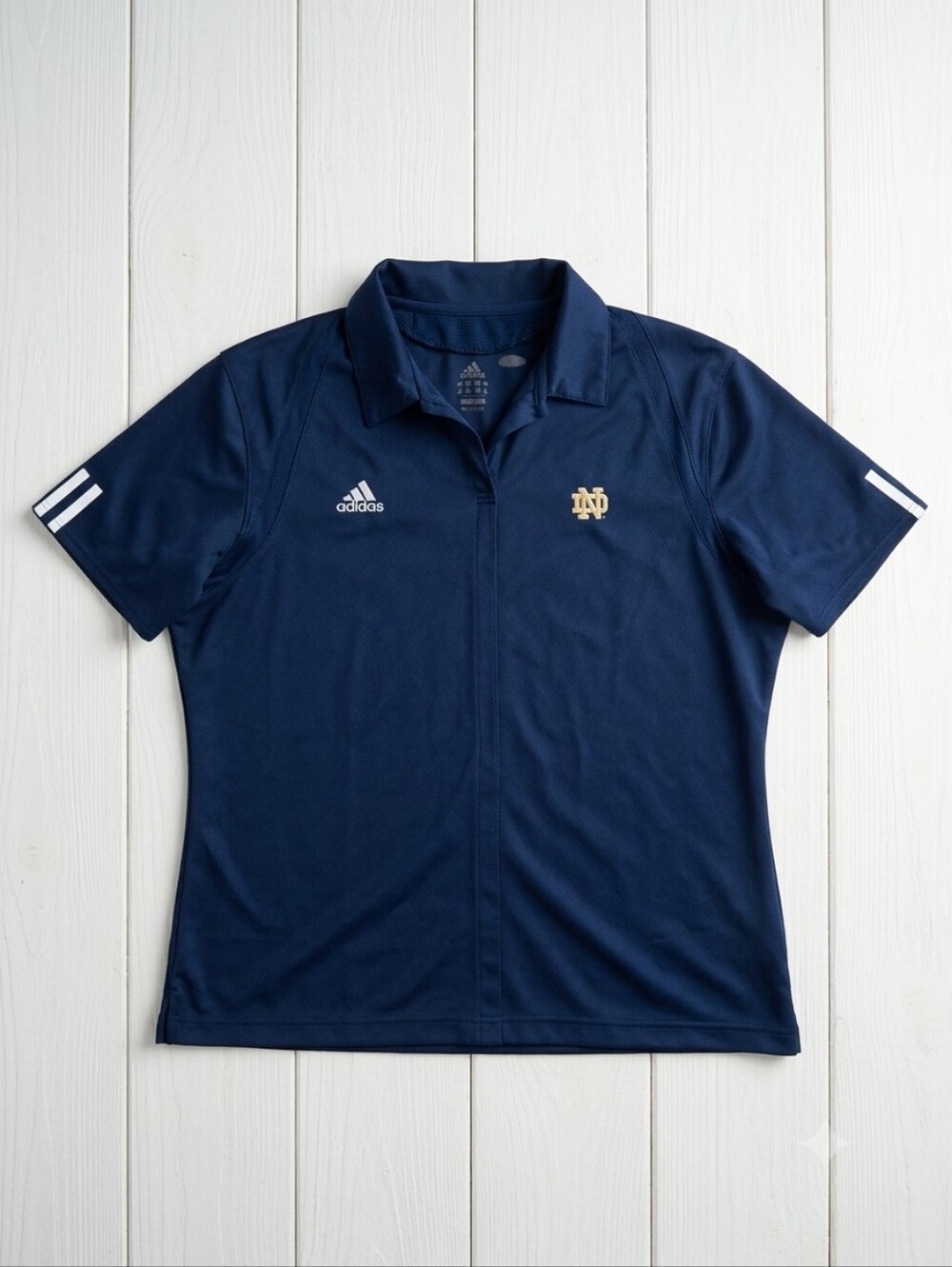 Adidas Notre Dame Fighting Irish Women’s Performance Polo - Navy Blue - Size XL